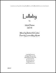 Lullaby SSA choral sheet music cover Thumbnail